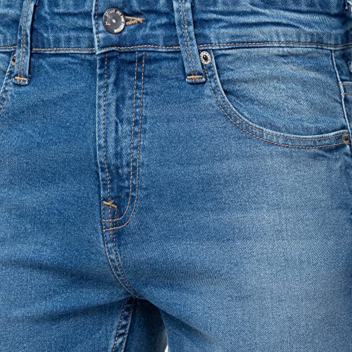 Image of Spykar Men's Slim Fit Low Rise Casual Jeans