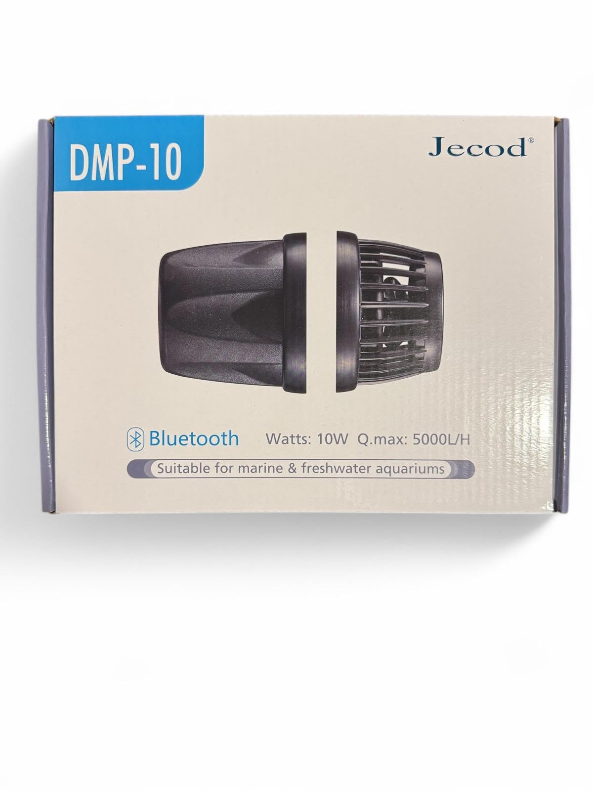 Bomba Inteligente para Acuario Jebao DMP-10 – 5000 L/h, Sin Cables, Control por App/Bluetooth/WiFi y Manual, 24 V DC, Silenciosa y de Bajo Consumo para Agua Dulce y Salada