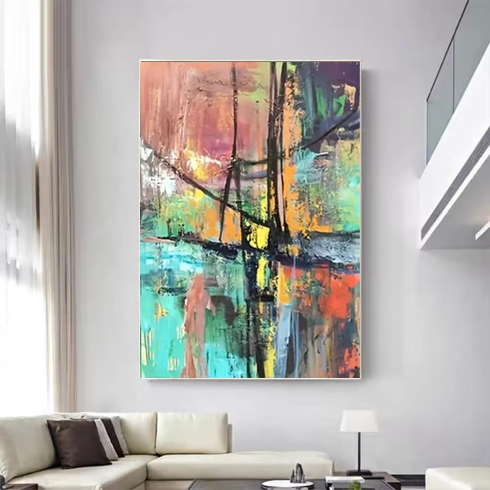 AEFOUU Wall Art Canvas Picture Print Abstract Tree Paintings Modern Tree Art Painting Golden Trees Picture Home Wall Decor(30x42cm/12x17in/Frameless)