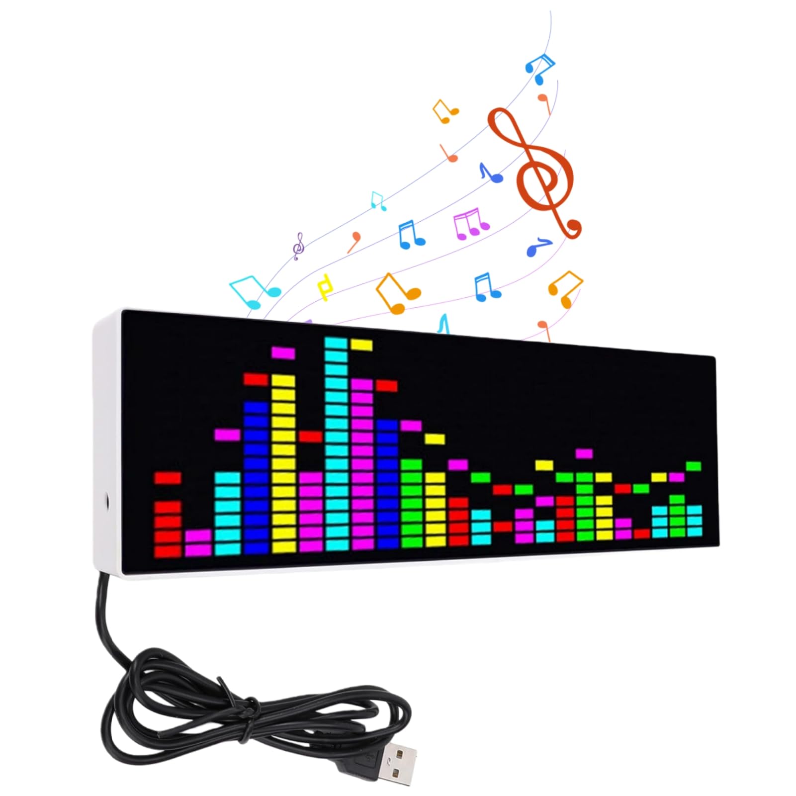 Visualizzatore Spettro Musicale A LED Con Tubi Nixie IN9 - Fonometro Vintage Con Ingresso AUX E Microfono Per Audio E Home Studio - 2