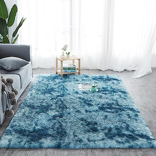 Amazinggirl Hochflor Teppich wohnzimmerteppich Langflor 200 x 300 cm - Teppiche für Wohnzimmer...