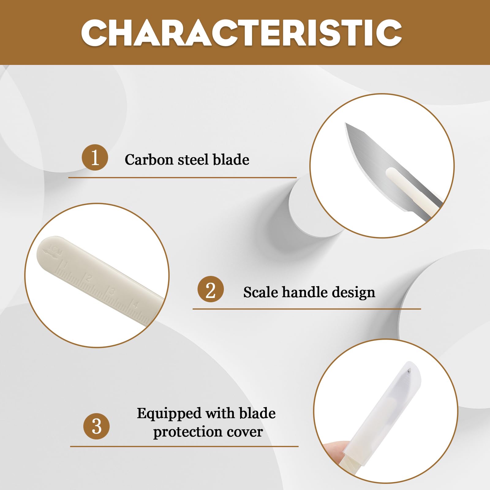 Herramienta de Corte de Pan 3 Pcs - Cuchillo de Panadero Para Masa y Raspar - Cuchilla Para DIY Hornear Cocina Bricolaje Diseños