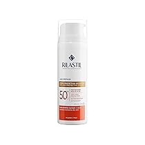 Rilastil Age Repair Crema SPF50+, Emulsione Cremosa Viso, Crema Solare Viso, Resistente all’Acqua, per Pelle Sensibile, Confezione da 50ml