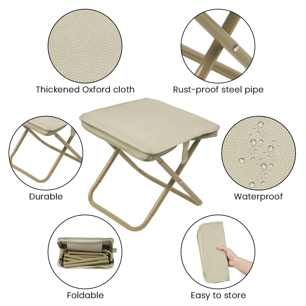 OFFCUP Tabouret De Camping Pliante, Tabouret Portable De