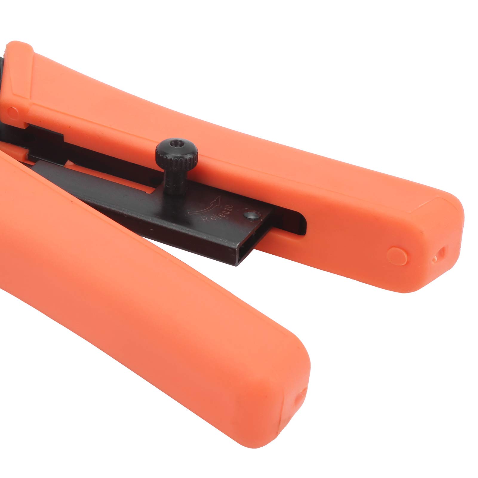 Pinza per crimpare in acciaio ad alto tenore di carbonio, strumento manuale per la crimpatura dei cavi, con design ergonomico a cricchetto e porte 8P/6P/4P per connettori di