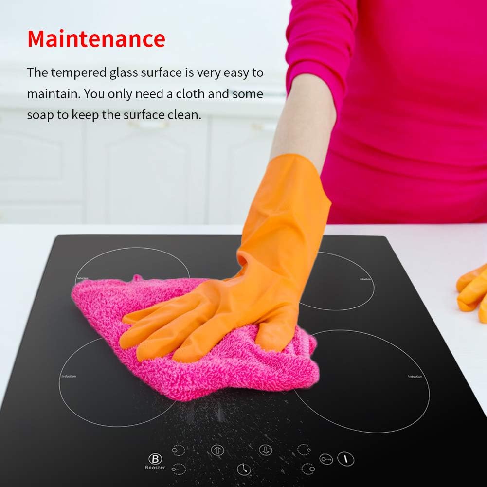 Piano Cottura Induzione, Piano Cottura Incorporato in Vetroceramica Integrato Con Sensore Controllo Touch, Nero (9300W - 5 Fuochi - 90CM) Piano Cottura Induzione, Piano Cottura Incorporato in Vetroceramica Integrato Con Sensore Controllo Touch, Nero (9300W - 5 Fuochi - 90CM)