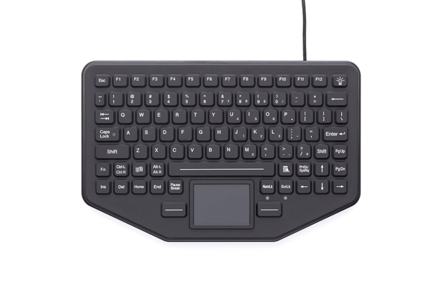 7300-0032 iKey SkinnyBoard Keyboard - TouchPad - Industrial Silicon Rubber Keyswitch