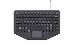 7300-0032 iKey SkinnyBoard Keyboard - TouchPad - Industrial Silicon Rubber Keyswitch
