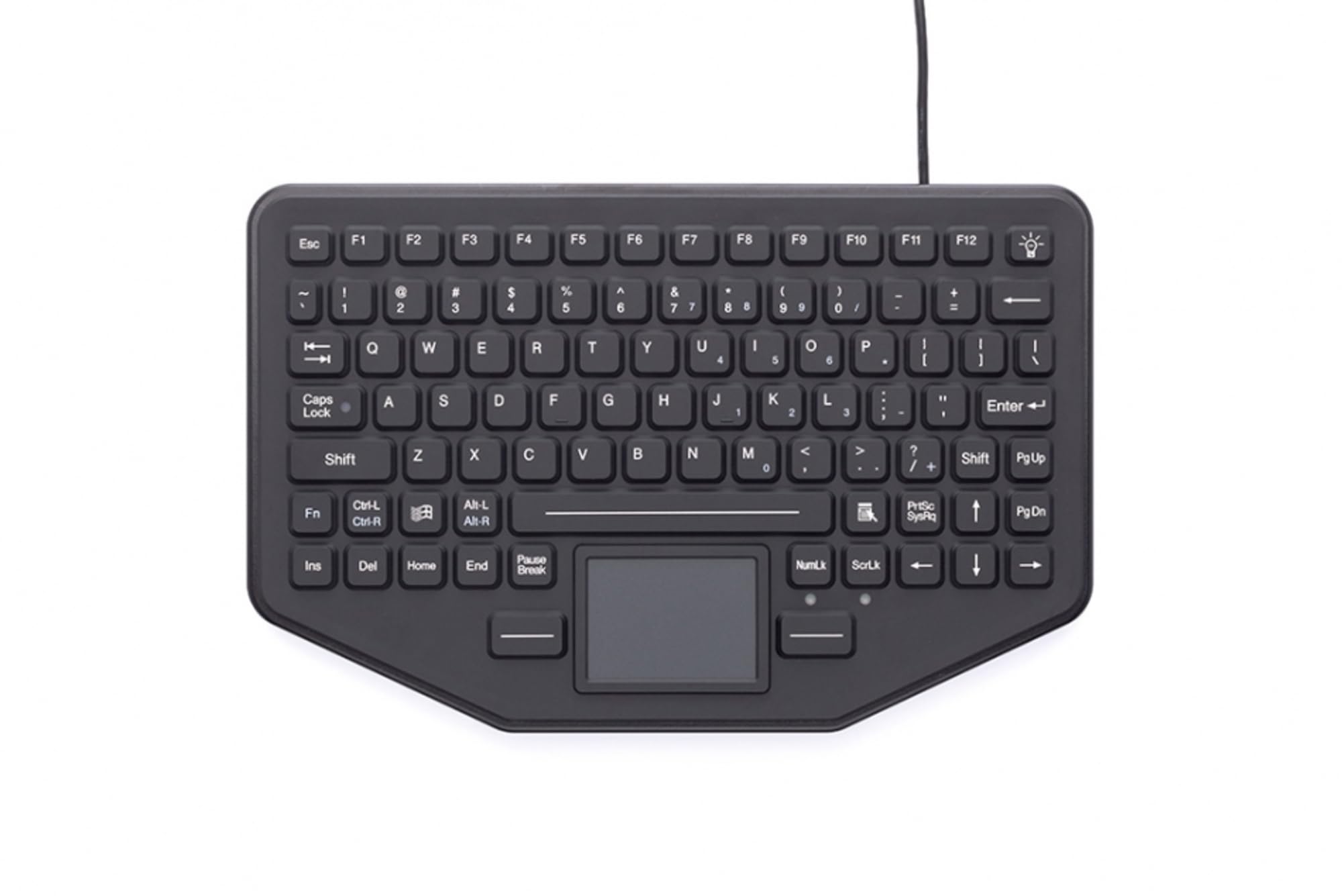 7300-0032 iKey SkinnyBoard Keyboard - TouchPad - Industrial Silicon Rubber Keyswitch
