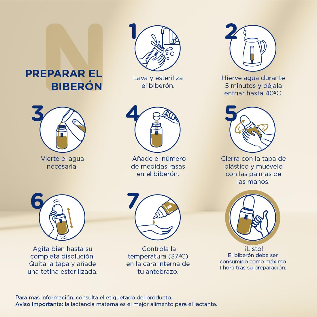 Novalac Premium Proactive 3 Leche de Continuación 1-3 Años. Contribuye al Desarrollo Normal y del sistema inmunitario del Bebé. Fórmula Elaborada con Pediatras rica en Calcio, Yodo, ViT A y D - 800 g