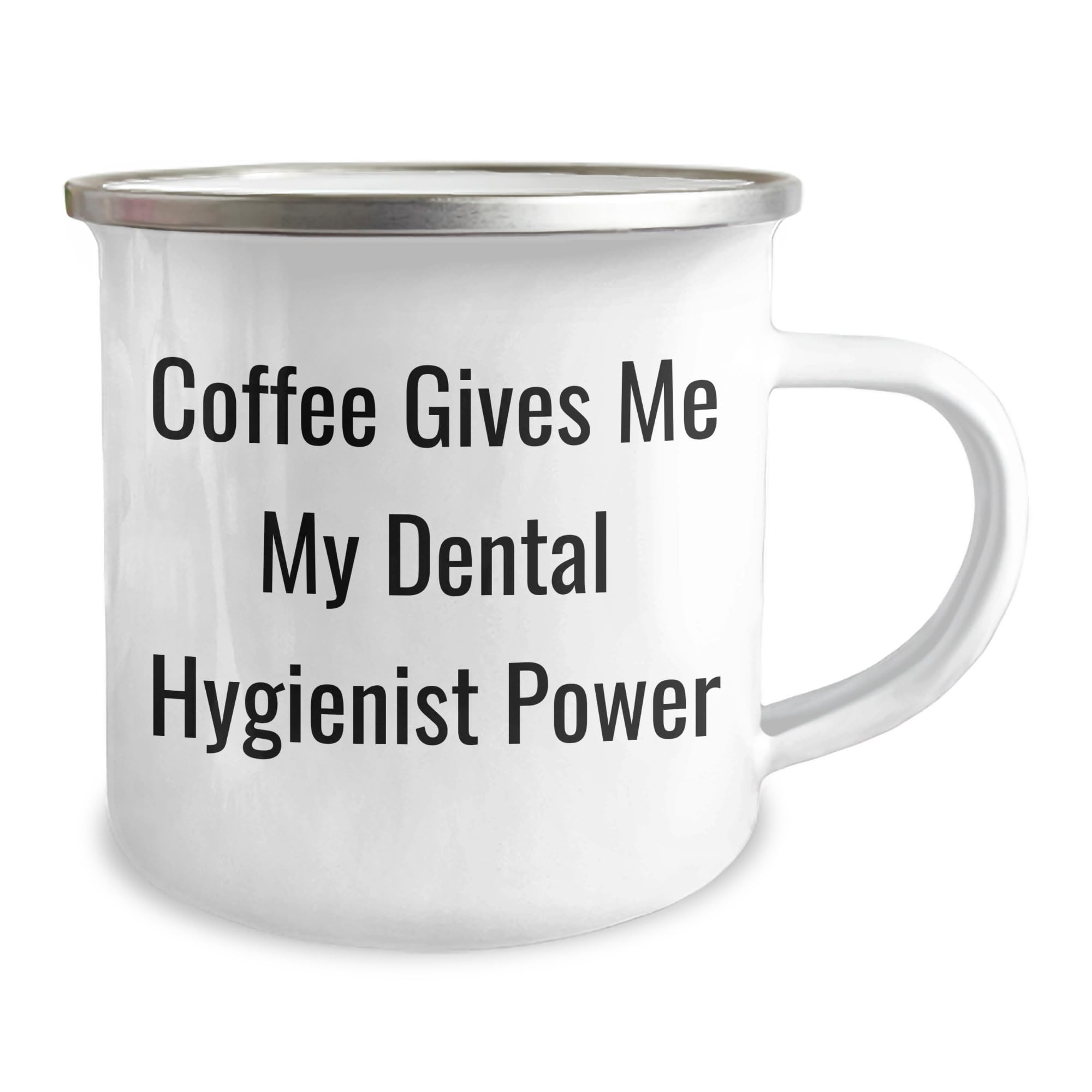 Dental Hygienist Power in Every Sip, Birthday Unique Gifts from Friends for Her, Funny Coffee Mug, 'Coffee Gives Me My Dental Hygienist Power'