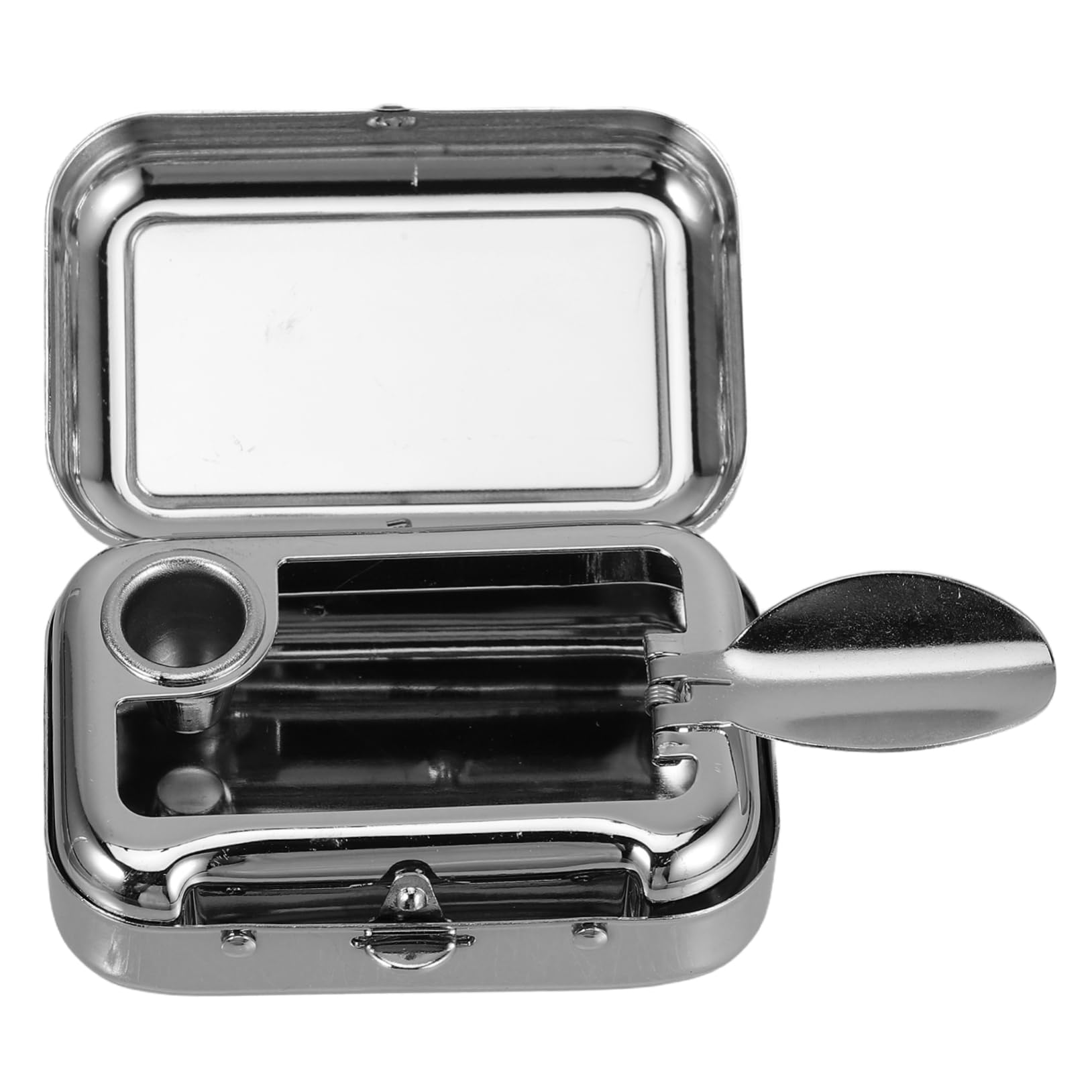 Mikinona Durable Stainless Steel Design for Car Cup Holder Easy to Clean Ash Container for Smokers the Go