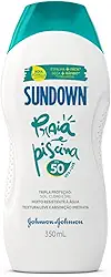 Johnson's Sundown Protetor Solar Corpo E Rosto Praia E Piscina Fps 50 350Ml