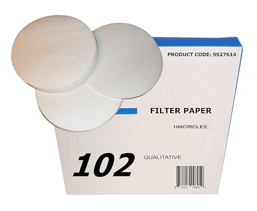 SEOH Filter Paper Qualitative Medium 12.5cm 100pk