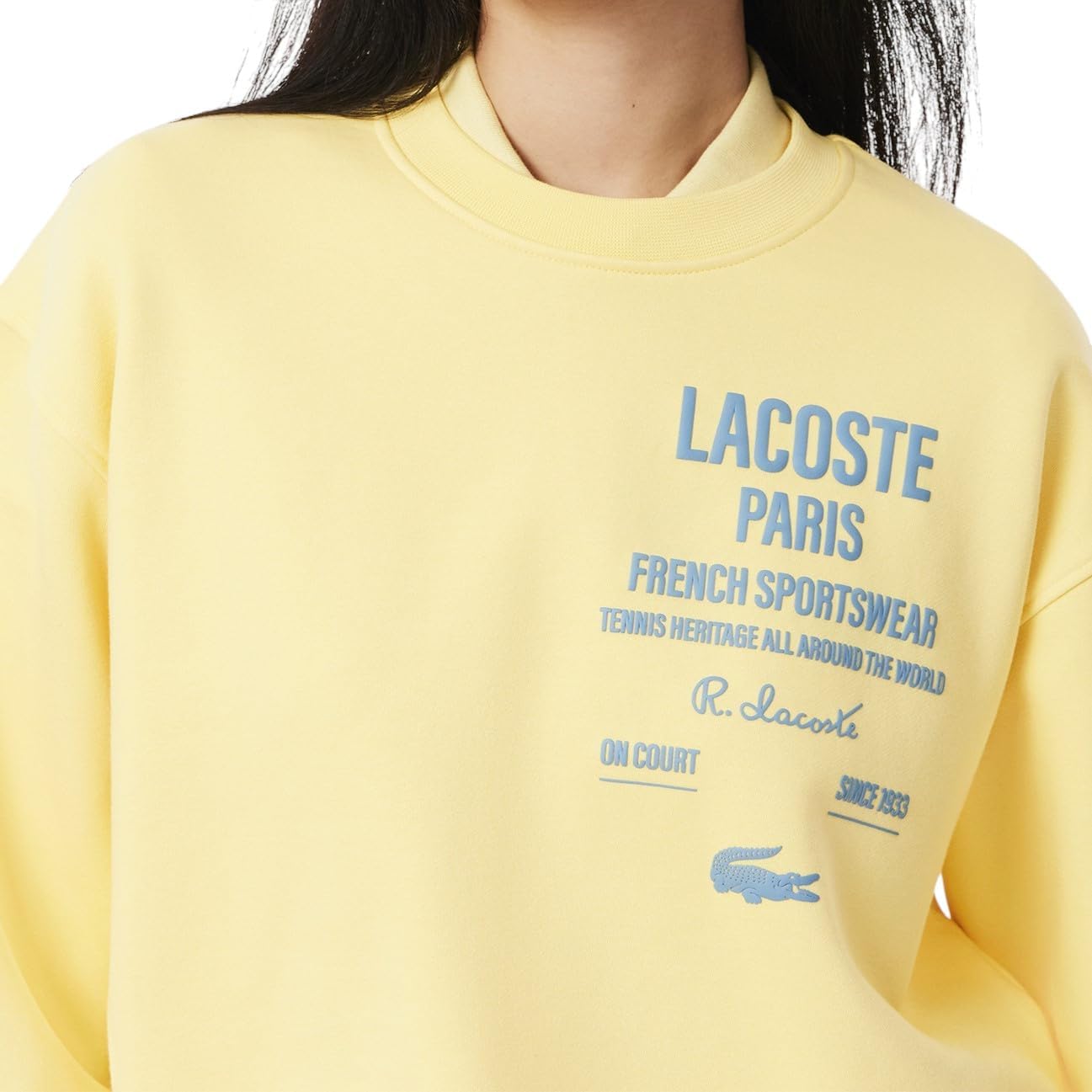 Lacoste Women's Heritage Crew Neck Sweatshirt