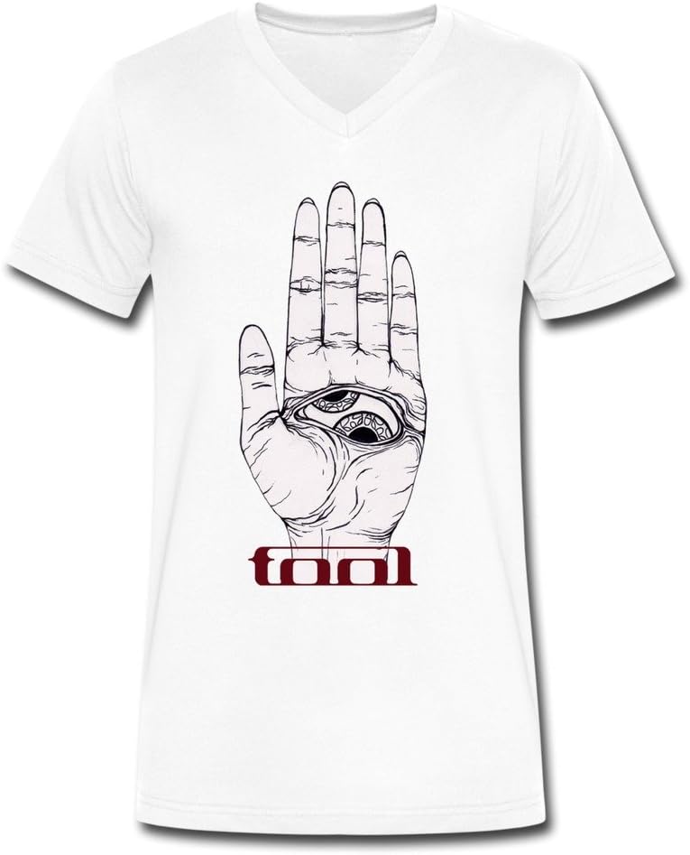 Men V-Neck Cotton Tool Band Tees S