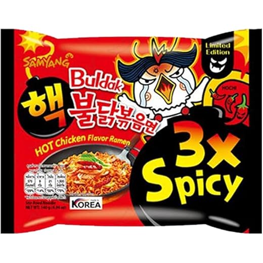 Samyang Fire Noodles 3X Spicy 5-Pack