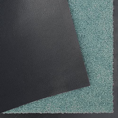 Hanse Home Fußmatte (S-XXL) 40x60cm – 12 Farben – Fussmatte Outdoor Schmutzfangmatte Türmatte Waschbar & Wetterfest rutschfest für Eingangsbereich & Außenbereich – Olivgrün