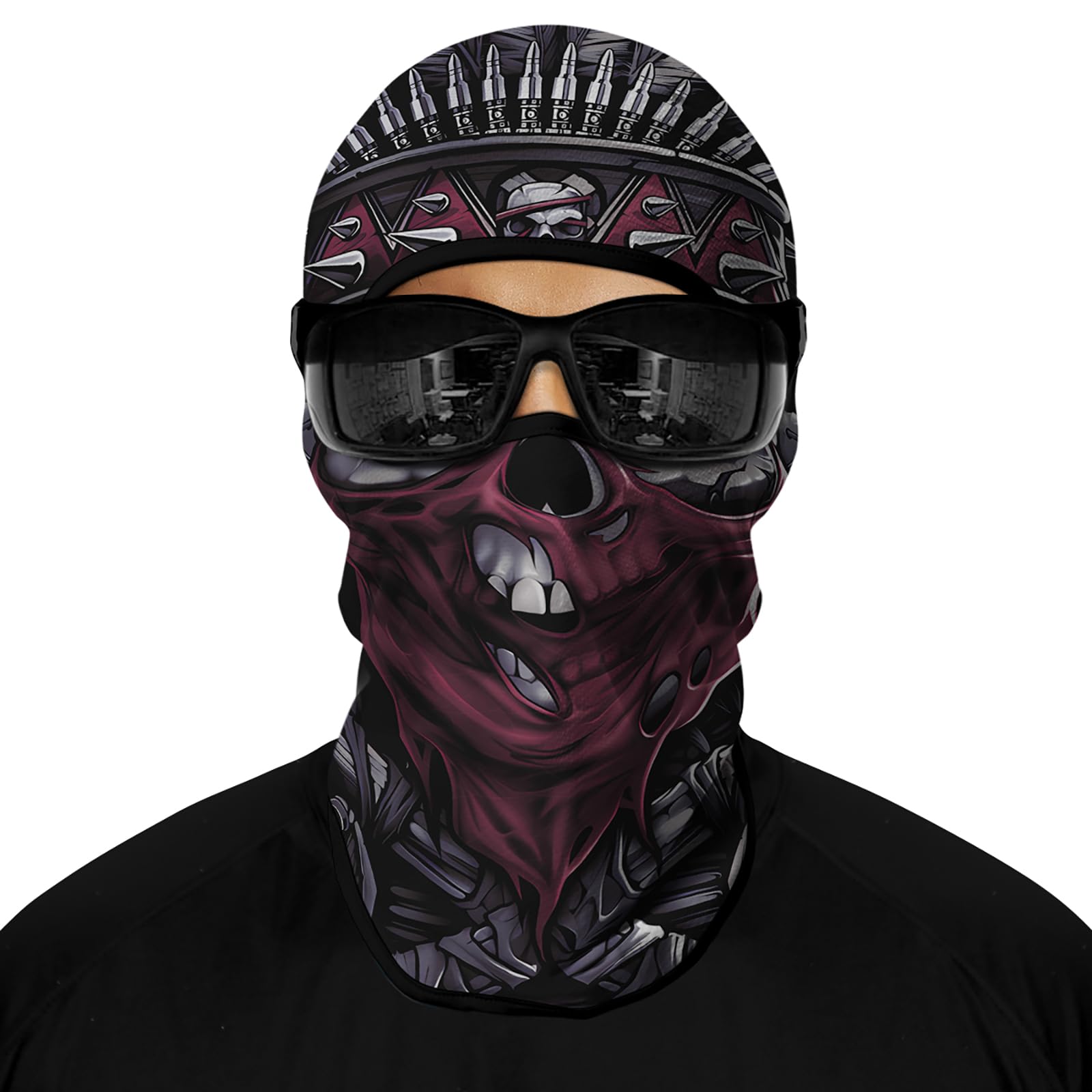 Venswell 3D Balaclava Ski Mask Cool Skull Animal Full Face Mask Cycling/Motorcycle/Halloween