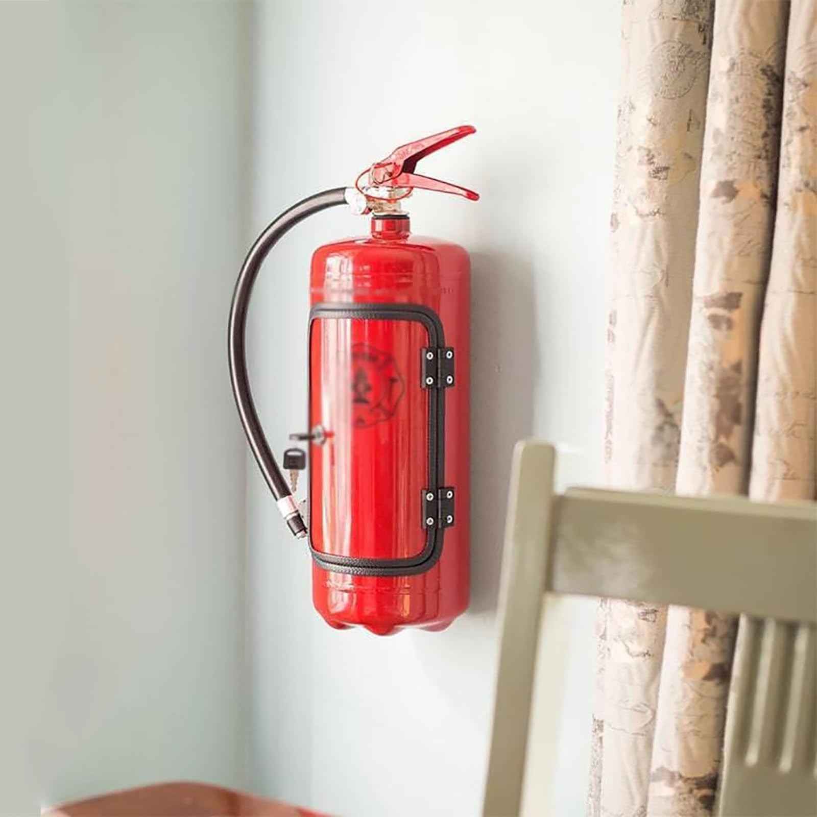 Novedad Extintor De Incendios, Mini Barra De Extintor De Incendios, Apariencia Realista Y Diseño Estructural Único, Puede Evitar El Reencendido E Instalar Sin Herramientas, para Automóvil, Camión