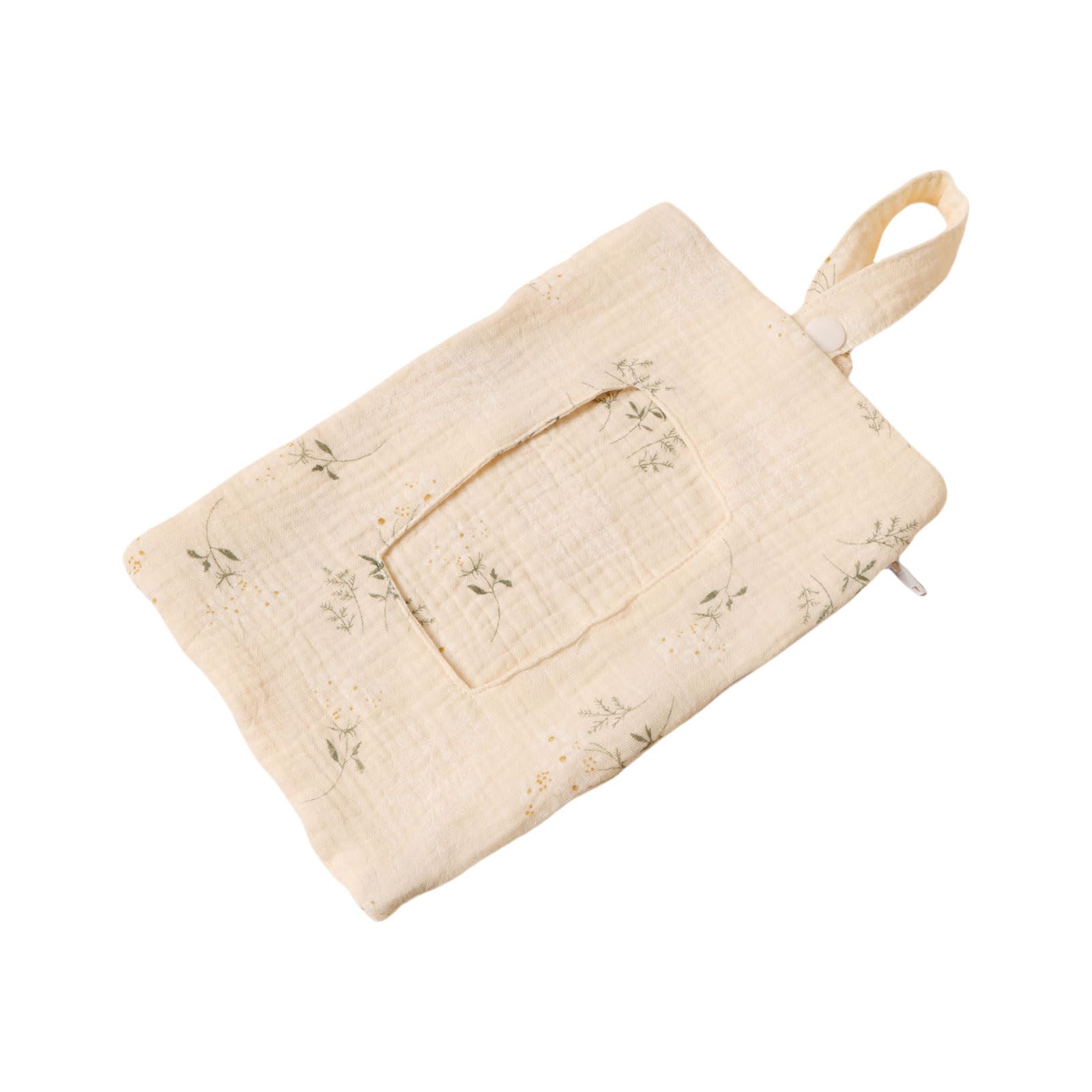 KMGDM Baby Wipe Holder Portable Wipe Dispenser Strollers Storage Bag Container Double Layer Travel Carry Case for Diapers