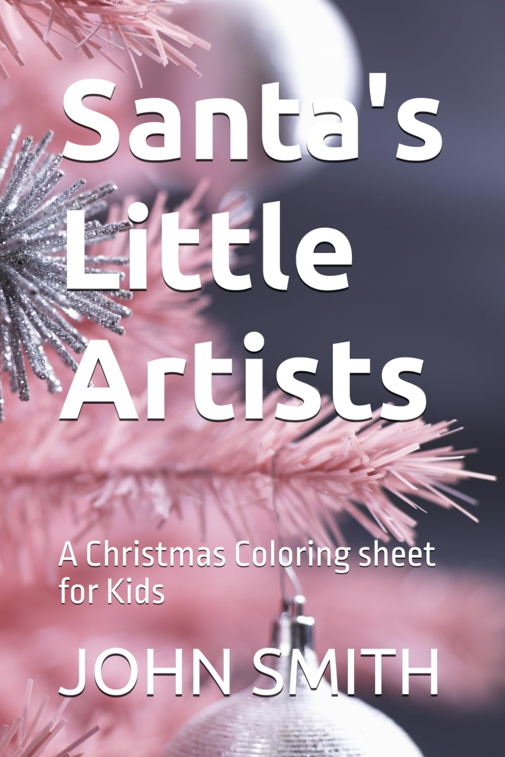Santa's Little Artists: A Christmas Coloring sheet for Kids