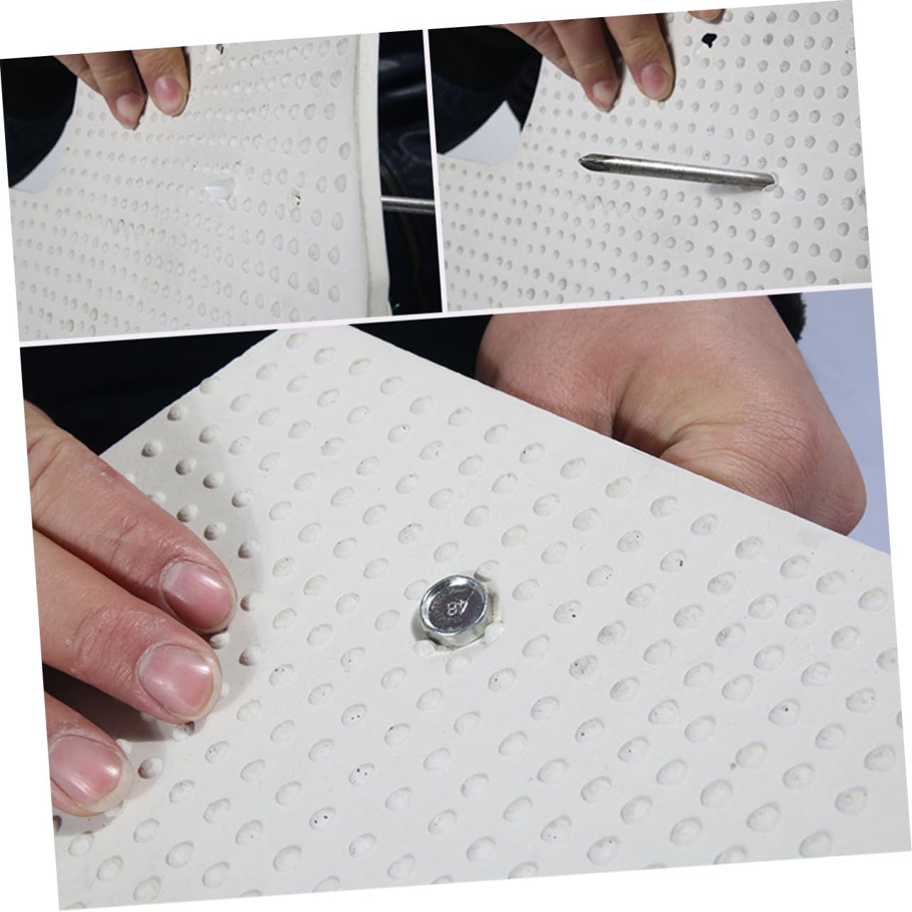 Parliky Golf Swing Training Mat Realistic Turf for Home Gym Practice Portable Hitting Pad Mats for Use