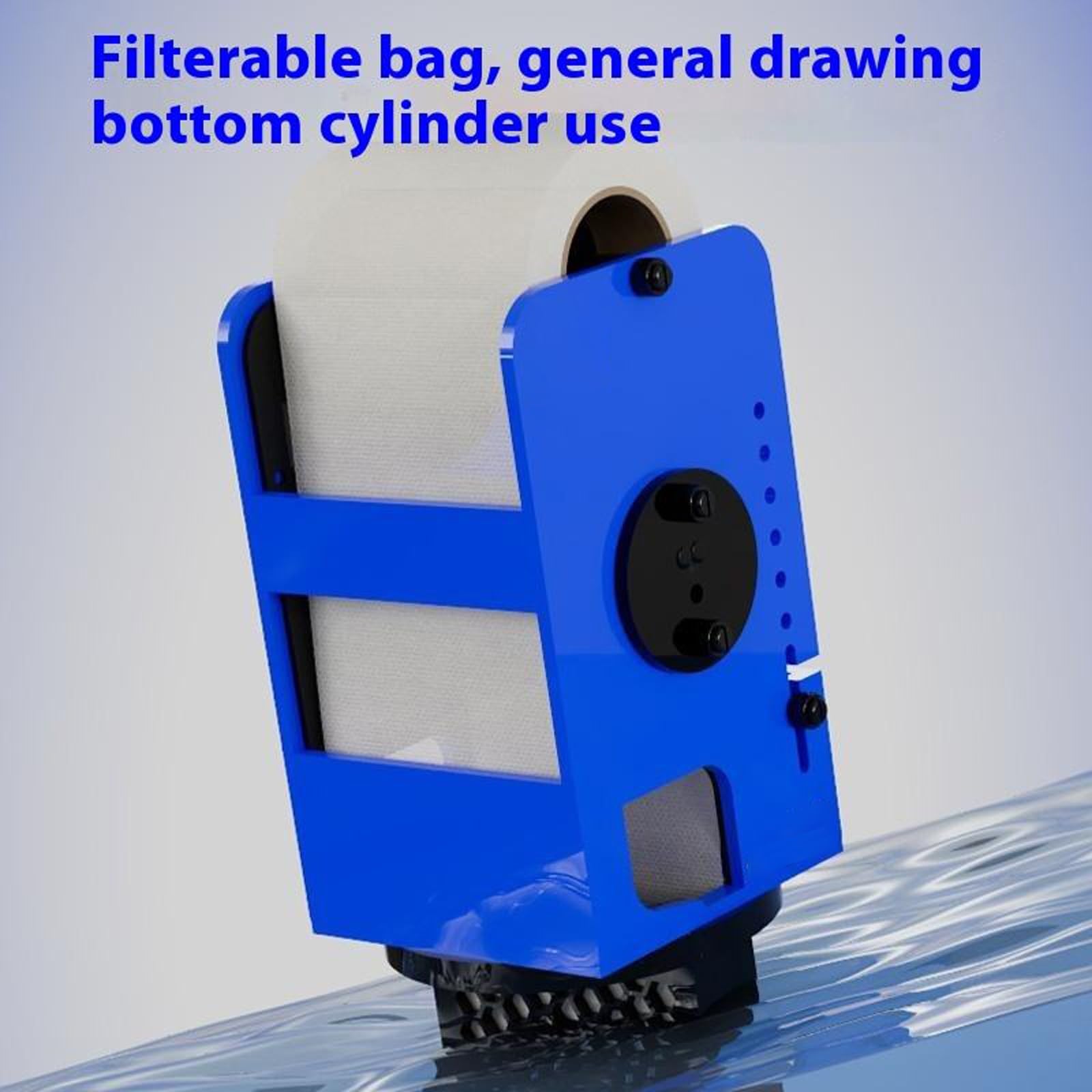 Máquina automática de filtrado de Rodillos de Tambor con Sensor de Nivel | De filtro de rodillo for acuario, de tela filtrante colgante de velocidad ajustable for flujo de agua de 4800L