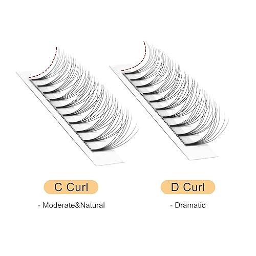 Miniatura 2 de Extensiones de pestañas postizas 6D 0.07mm curvatura C mixta 8-15mm, abanicos suaves de tallo corto 3D4D5D6D7D8D 0.070.10mm CD 8-18mm, mixta 9-16mm,