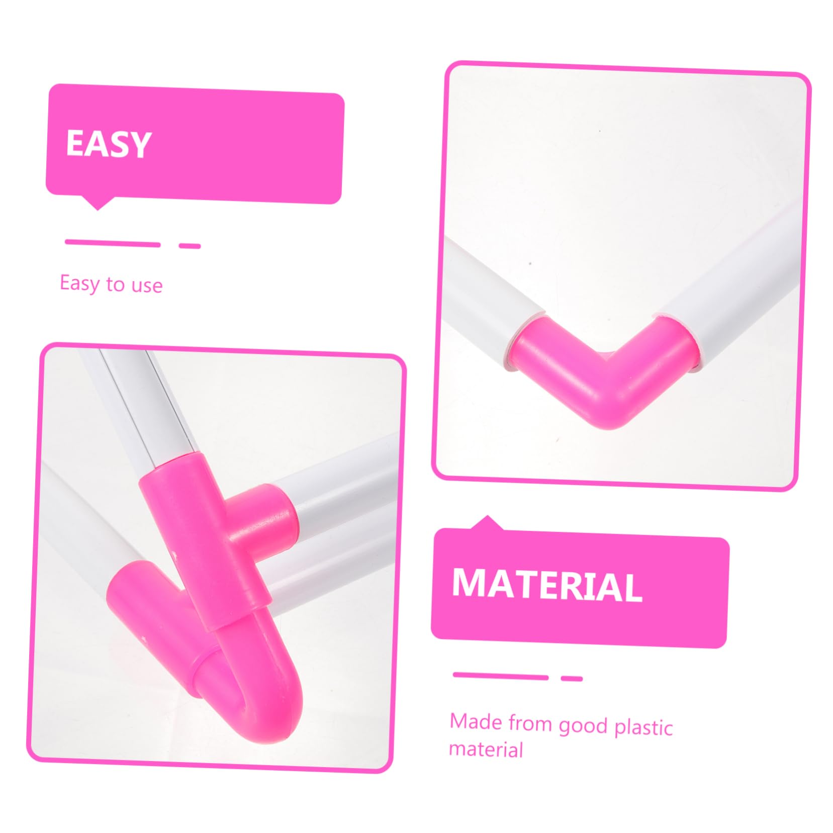 Uonlytech Bastidor De Bordado Clip Pequeño Plástico Resistente Para Punto De Cruz Principiantes Manualidades Decoración Hogar Navideña Uso Anual