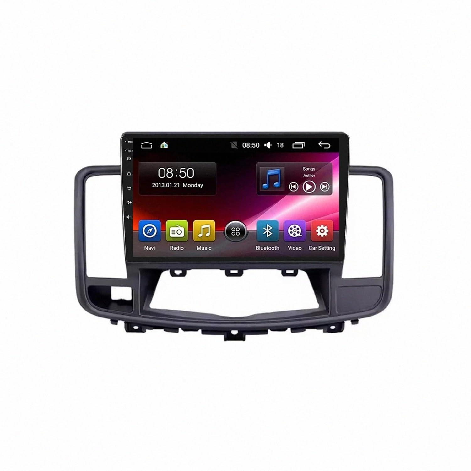 Car Stereo dla Nissan Old Tiida 2009-2013 9 Inch Android 15 In-Cell Touch Scree Car Player Cooling Fan For, 4 Core 4G+64G