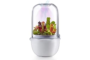 Venus Fly Trap Terrarium Kit Light Smart Planter with Timer Fan