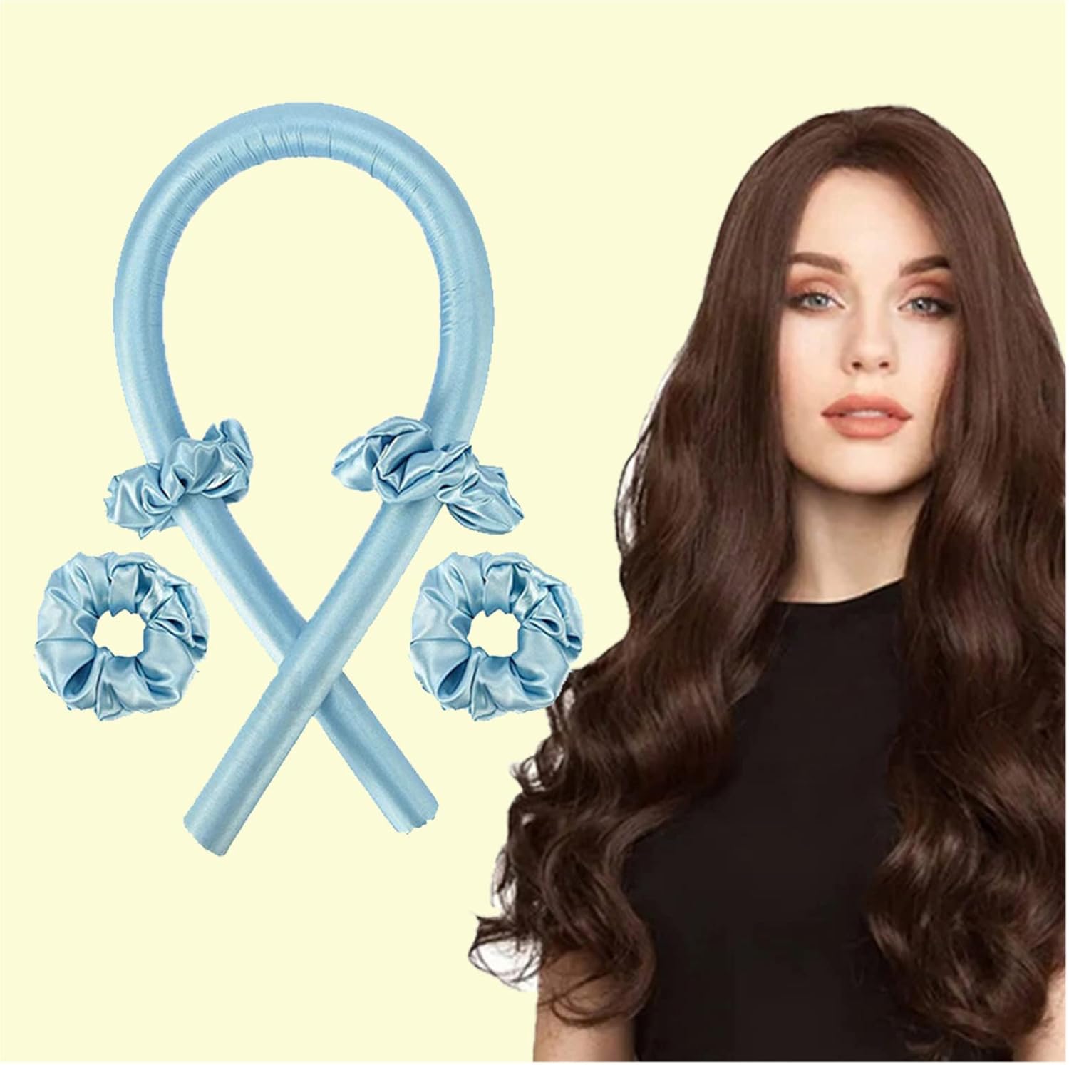 Amazon.co.jp BREWIX ヒートレス カール ワイヤー シルク カーリング リボン ヘア カール ヘイロー ヒートレス