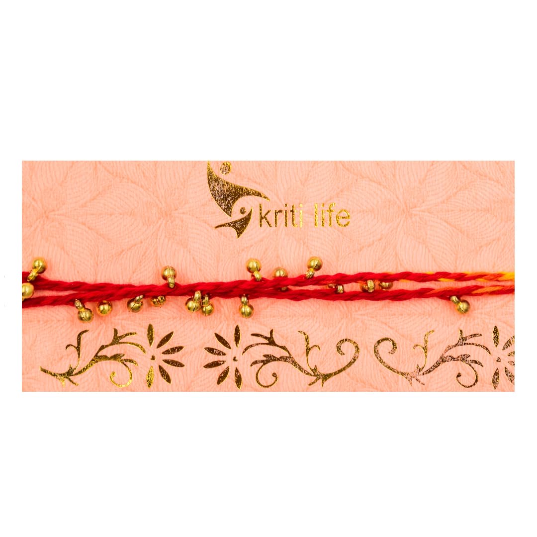 kritilife Mauli Thread Rakhi Set of 2 for Brother, Sister, Kids| Dori, Dhaga, Bracelets Rakhi for Rakshabandhan-picture-36