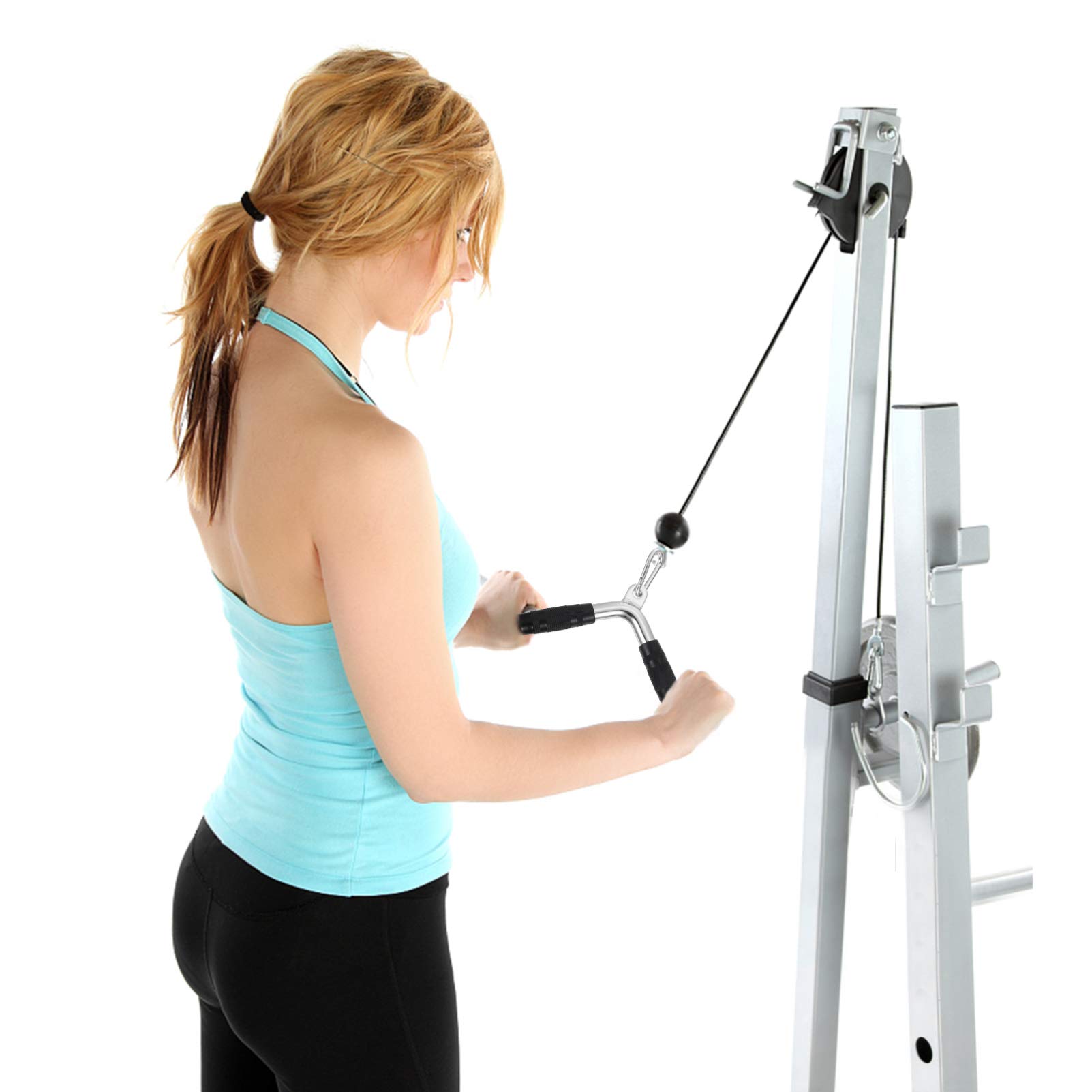 SUPVOX Fitness Lever in Acciaio e Pu per Esercizi di Muscolazione