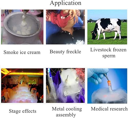 Miniatura 7 de CGOLDENWALL Tanque criogénico del nitrógeno líquido del tanque Ln2 del envase 16L