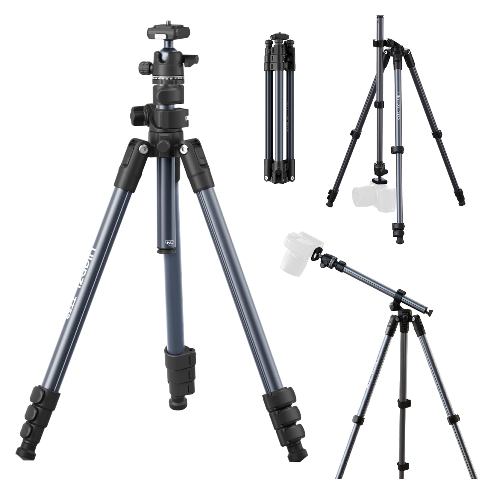 Amazon | Ulanzi TT59 三脚 カメラ三脚 全高175cm 中心軸反転可能 Amazon | Ulanzi TT59 三脚 カメラ三脚 全高175cm 中心軸反転可能