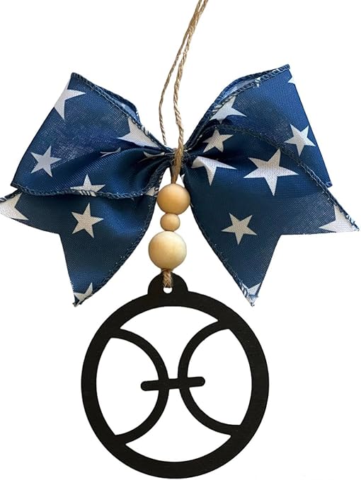 Zodiac Car Charm, Astrology Car Accessory, Zodiac Gifts, Sagittarius, Arises, Taurus, Gemini, Cancer, Leo, Virgo, Libra, Scorpio, Capricorn, Aquarius, Pieces (Pisces)