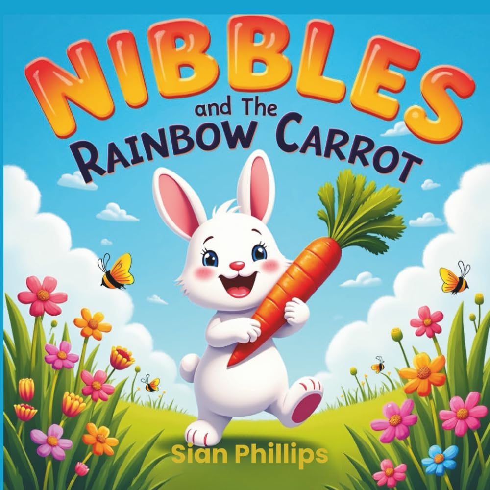 Nibbles and the Rainbow Carrot: A Magical Fairy Tale Adventure Picture Book for Children Ages 3–7: A Heart-Warming Story of Friendship, Kindness, and Sharing with Bunnies, Fairies, and Forest Magic