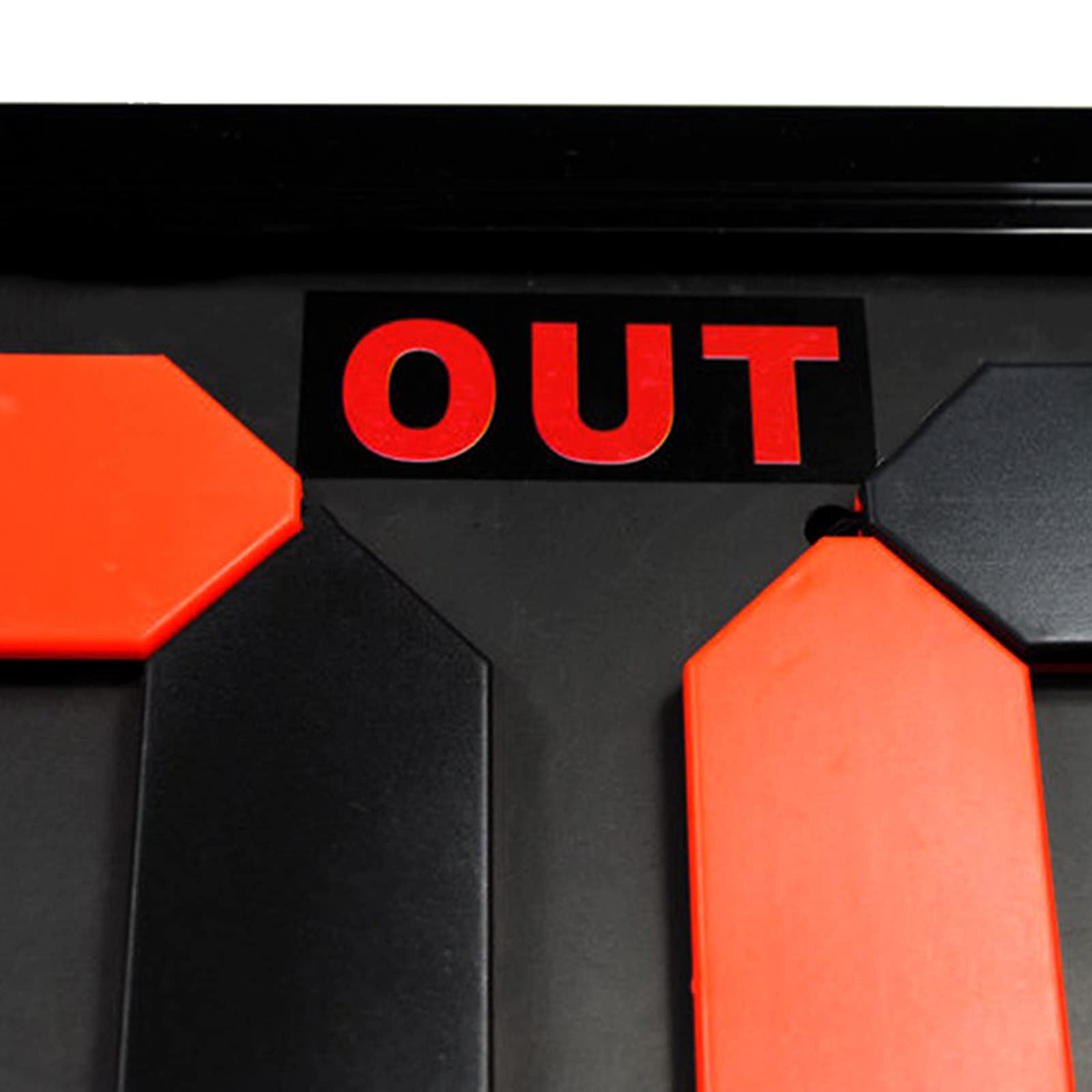 Marcador Manual, Atletas de fútbol o Lesiones/Tiempo de Descuento Tablero de sustitución de árbitro, árbitro con Tarjeta de sustitución de Juego de fútbol Pantalla de Doble Cara out&IN