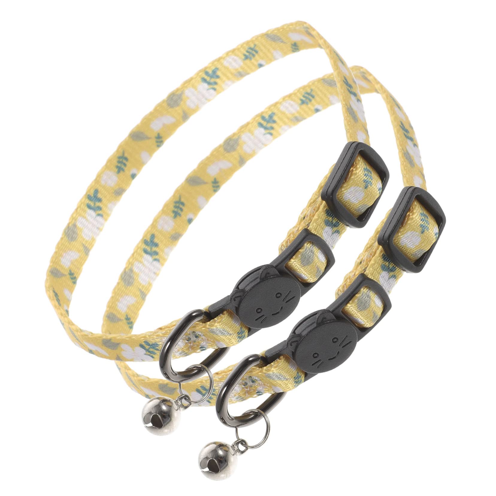 Mipcase 10stücke Katzenhalsband Mit Glocke Niedliches Druckdesign Verstellbar Und Ausbruchsicher Für Kleine Hunde Und Katzen Atmungsaktiv Gemütlich Und Leicht Für Verschiedene Anlässe
