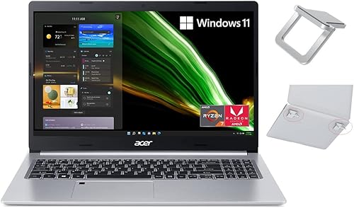 Miniatura 2 de Acer Aspire 5 Slim - Laptop FHD IPS Premium de 15.6 pulgadas, AMD Ryzen 7 3700U, teclado retroiluminado, lector de huellas dactilares, Windows 11