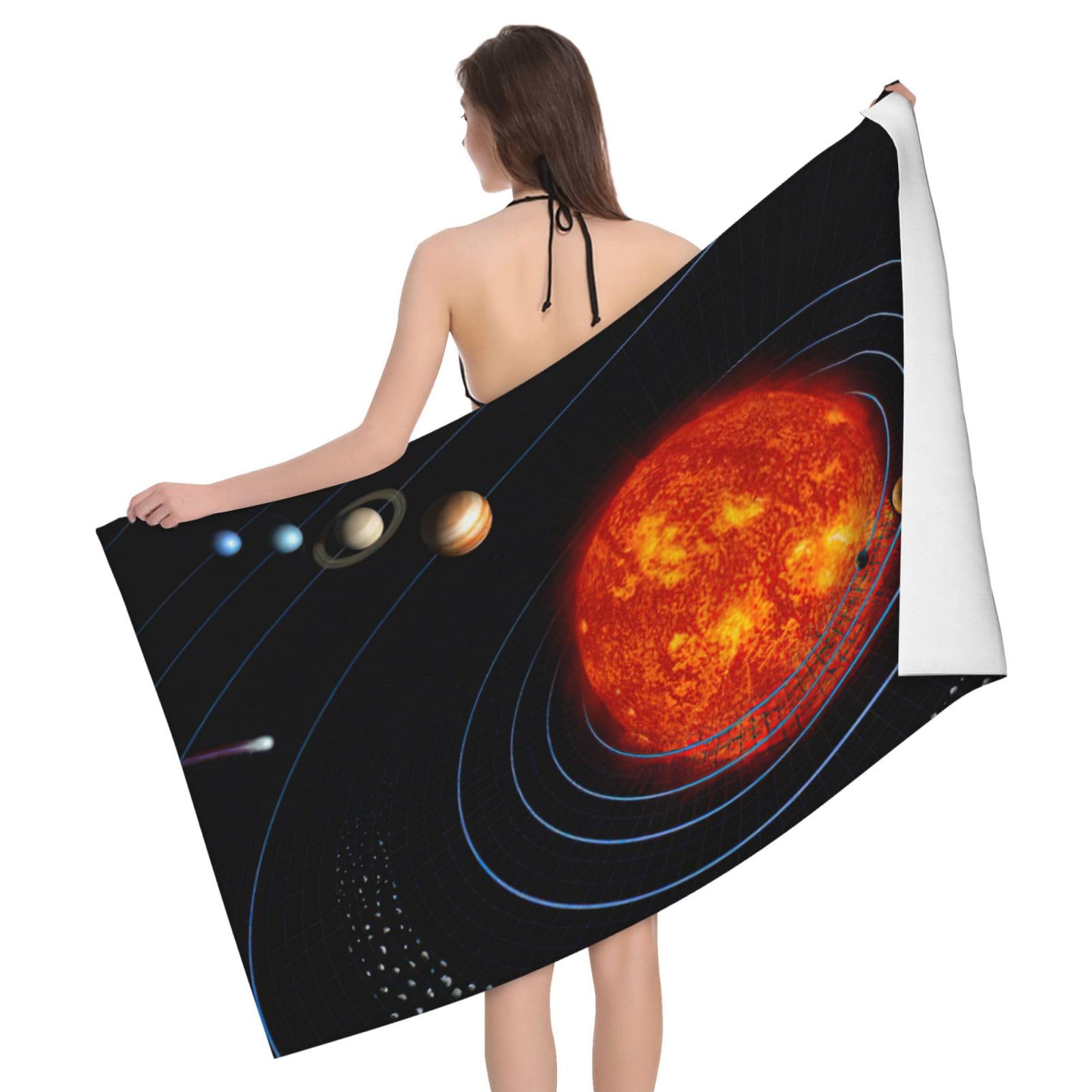 Serviette de bain douce en microfibre pour le sport et la salle de bain