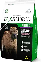 Equilíbrio Super Premium Cães Ração Cães Equilibrio Raças Médias Adulto Sensível Cordeiro 12Kg