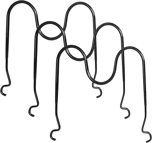 3 soportes recubiertos de goma para organizador expandible de ollas y sartenes (3 albaricoques)