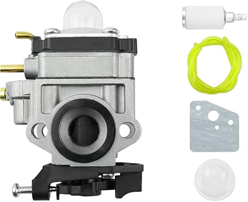 Kits de carburador 308054121 compatibles con ventilador de chorro de gas Ryobi RY25AXB de 25 cc, con junta de línea de combustible
