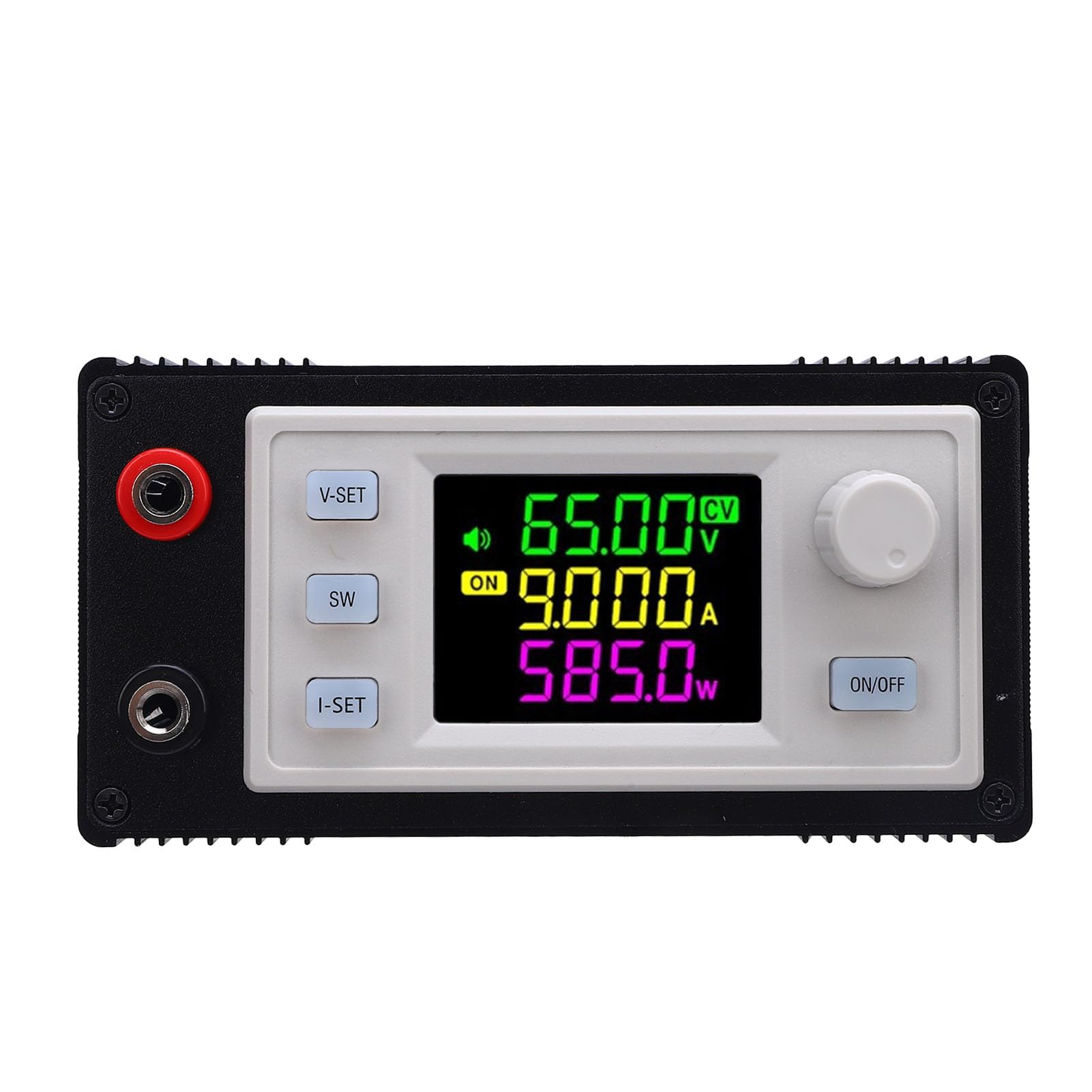 Emoshayoga Regolatore di Tensione Regolabile da CC a CC Uscita Efficiente da 585 W per Driver LED Alimentatore da Laboratorio, Materiale ABS