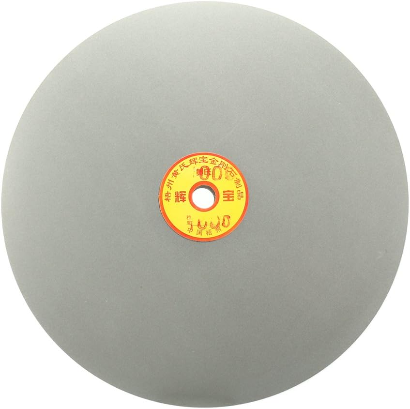 uxcell 12-inch Diamond Coated Flat Lap Wheel Grinding Sanding Polishing Disc 10-inch, 1000 Grit a17030900ux1433