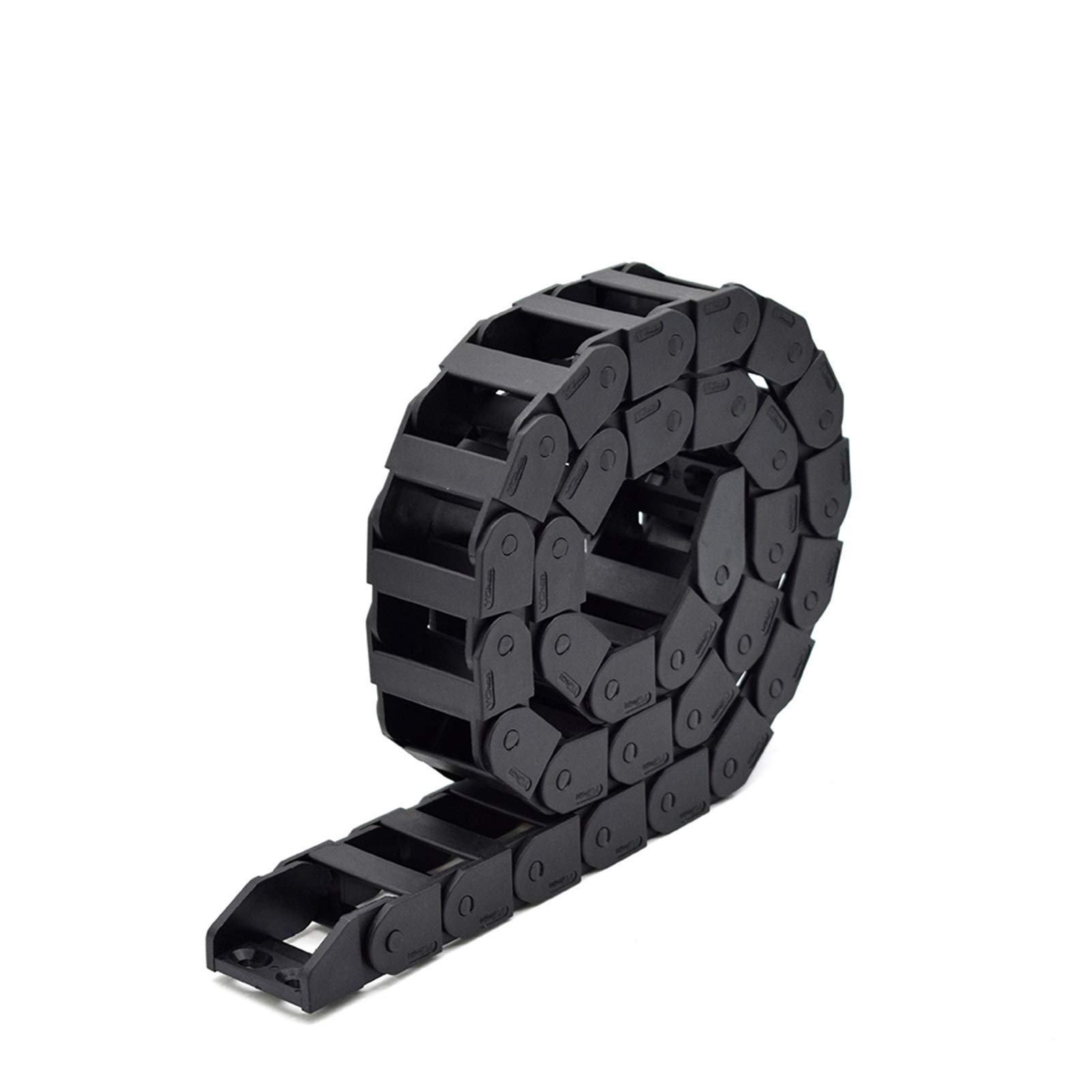 XUEZHEN Drag Chain Cable,Drag Chain Cable Chain 18x25 18x37 15x30 15x20mm Bridge Type Non-Opening Plastic Towline Transmission Drag Chain For Machine(18mm,18x25mm)