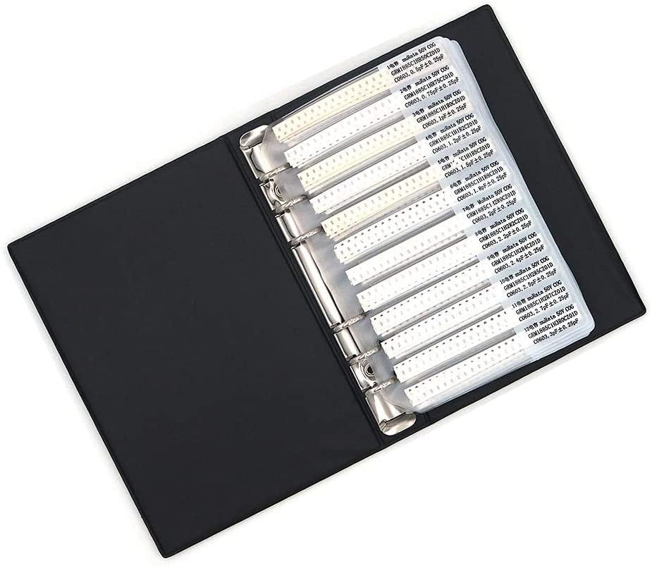 Capacitor 0603 (0.5pF-2.2uF) 90 Value x 50pcs = 4500pcs SMD SMT Capacitor Combo Sample Book Kit
